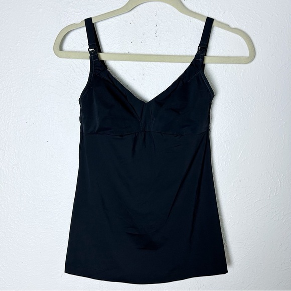 Simple Wishes Everyday Nursing/Pumping Black Tank Small - Picture 2 of 6